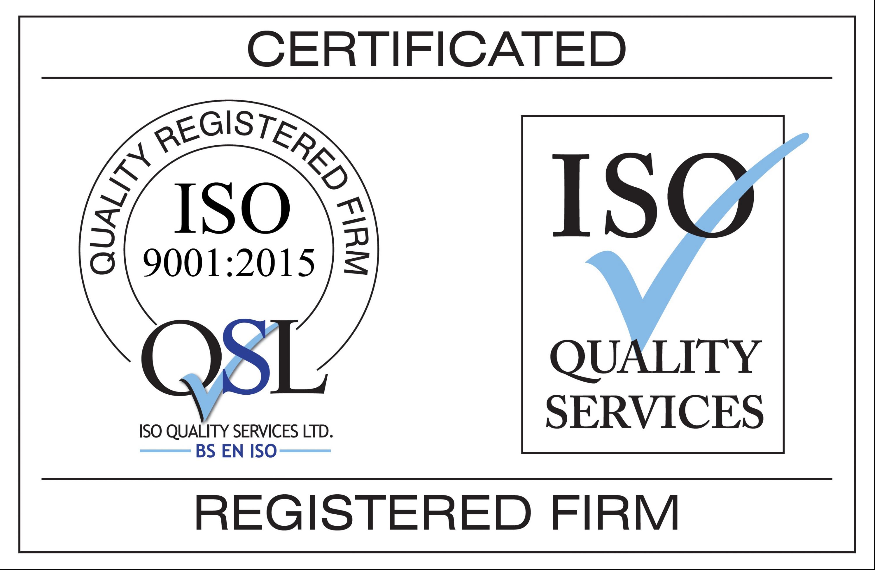 ISO 9001 certified